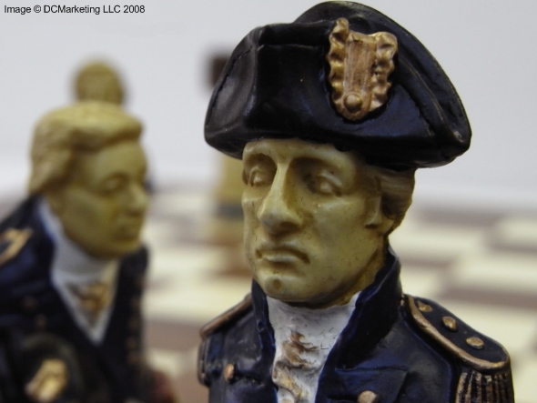 Battle of Trafalgar Hand Decorated Theme Chess Set